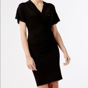 Boden drapey fixed wrap dress